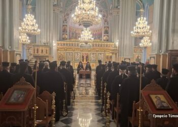 Στ’ Επετειακή Ιερατική Σύναξη στην Ι. Μ. Αιτωλοακαρνανίας