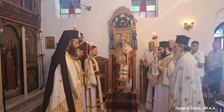 Αρχιερατική Θεία Λειτουργία στην Μπούκα Αιτωλοακαρνανίας