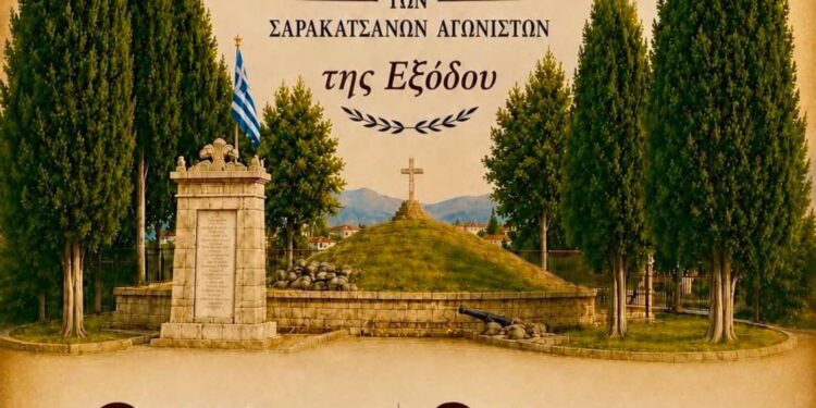Αποκαλυπτήρια Μνημείου Σαρακατσάνων Αγωνιστών της Εξόδου στο Μεσολόγγι
