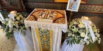 Συγκίνηση στο ετήσιο Μνημόσυνο Πρωτοπρ. Δημητρίου Τέγα στον Αστακό