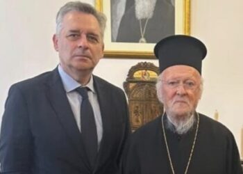 Παρουσία του Γεν. Γραμματέα της Αποκεντρωμένης Διοίκησης, Δ. Κατσαρού, στην τελετή αναγόρευσης του Οικουμενικού Πατριάρχη κ.κ. Βαρθολομαίου