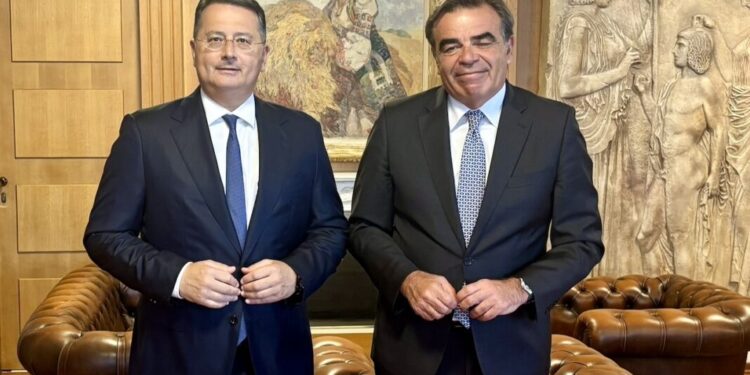 Συνάντηση του Βουλευτή Άρτας ΝΔ Γιώργου Στύλιου, με τον Υπουργό Αγροτικής Ανάπτυξης, Μαργαρίτη Σχοινά