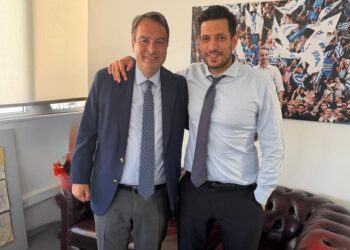 Συνάντηση του Θανάση Παπαθανάση με το νέο Γραμματέα της Πολιτικής Επιτροπής της ΝΔ Κωνσταντίνο Κυρανάκη