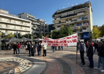 Στους δρόμους οι Oικοδόμοι του Αγρινίου – Απεργιακή συγκέντρωση στις 24/6