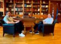 Συνάντηση του Αντιπεριφερειάρχη Θανάση Μαυρομμάτη με τον Πρόεδρο της Ένωσης Αγρινίου Θωμά Κουτσουπιά