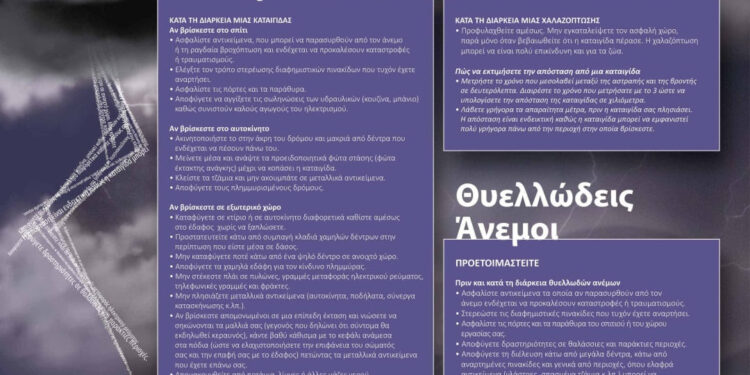 Μεταβολή του καιρού αύριο Παρασκευή με τοπικά ισχυρές βροχές και καταιγίδες, που θα συνοδεύονται από ισχυρούς ανέμους (μπουρίνια), μεγάλη συχνότητα κεραυνών και τοπικές χαλαζοπτώσεις