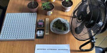 Αμφιλοχία: Καλλιεργούσε ναρκωτικά στην οικία του (ΦΩΤΟ)