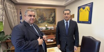 Στο Δημαρχείο Αγρινίου ο Βασίλης Σπανάκης – Συνάντηση με Παπαναστασίου μετά τις επαφές με τους φορείς (ΦΩΤΟ –  ΒΙΝΤΕΟ)
