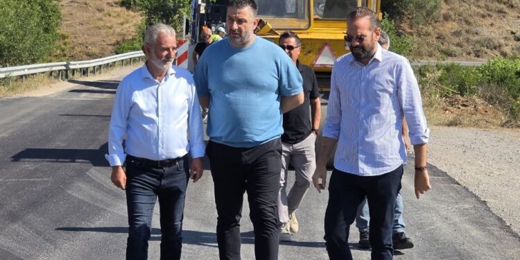 Στην τελική ευθεία η αποκατάσταση στο οδικό δίκτυο Βάλτος – Μπαμπαλιό – Γέφυρα Βέργας