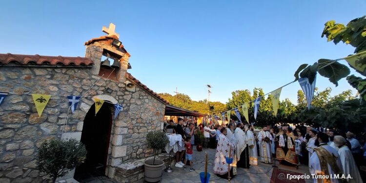 Ο Εσπερινός του Αγίου Νικοδήμου στον Κουβαρά Αιτωλοακαρνανίας
