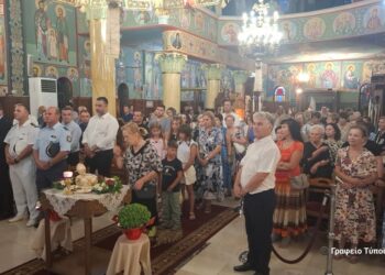 Υποδοχή Ιερού Λειψάνου του Αγίου Δημητρίου Γκαγκαστάθη στην Αμφιλοχία