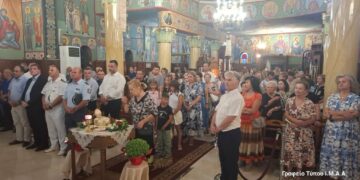 Υποδοχή Ιερού Λειψάνου του Αγίου Δημητρίου Γκαγκαστάθη στην Αμφιλοχία