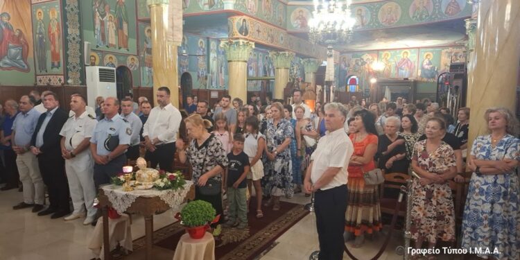 Υποδοχή Ιερού Λειψάνου του Αγίου Δημητρίου Γκαγκαστάθη στην Αμφιλοχία