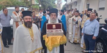 Το Ιερό Λείψανο του Αγίου Αρσενίου του Καππαδόκου υποδέχτηκε η Ενορία της Αγίας Παρασκευής Αγρινίου