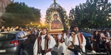 Η εορτή της Αγίας Παρασκευής στην Ι. Μ. Αιτωλoακαρνανίας