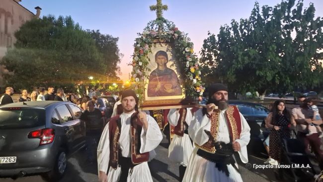 Η εορτή της Αγίας Παρασκευής στην Ι. Μ. Αιτωλoακαρνανίας