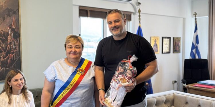 Επίσκεψη της Δημάρχου του Măgdăceşti Μολδαβίας στο Δημαρχείο Ιεράς Πόλεως Μεσολογγίου