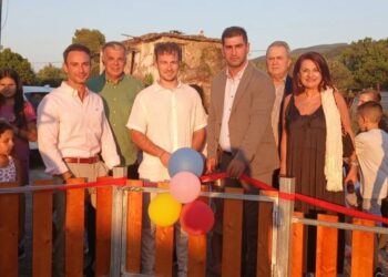 Νέος χώρος παιχνιδιού και άθλησης παραδόθηκε στο Κάτω Κεράσοβο Αγρινίου