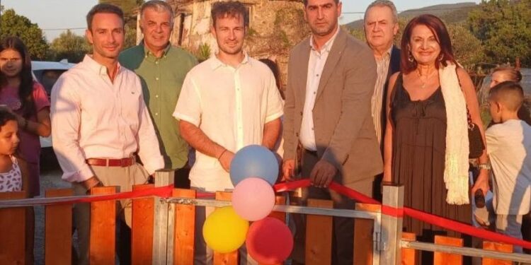 Νέος χώρος παιχνιδιού και άθλησης παραδόθηκε στο Κάτω Κεράσοβο Αγρινίου