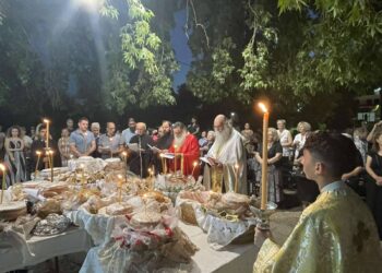 Με κατάνυξη τιμήθηκε η μνήμη του Οσίου Παϊσίου στον Άγιο Δημήτριο Αγρινίου