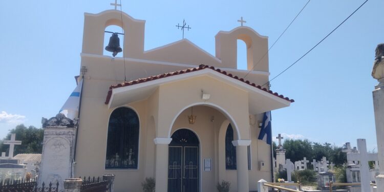 Εργασίες ανακαίνισης του Ιερού Κοιμητηριακού Ναού Αγίου Λαζάρου Ιεράς Πόλεως Μεσολογγίου