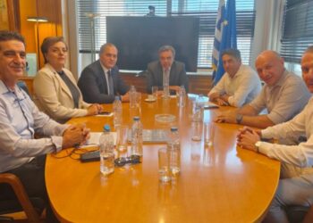 ΟΣΔΕ 2026: Συνάντηση Προεδρείου ΕΘΕΑΣ με τον Υπουργό, Μ. Σχοινά και τον Διοικητή της ΑΑΔΕ