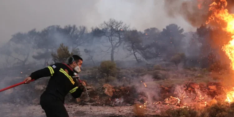Υψηλός κίνδυνος πυρκαγιάς και τη Δευτέρα στην Αιτωλοακαρνανία – ΧΑΡΤΗΣ