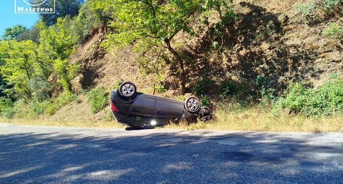 Τροχαίο με εγκλωβισμό γυναίκας κοντά στο Χαλκιόπουλο – Το αμάξι έμεινε ανάποδα! (ΦΩΤΟ)