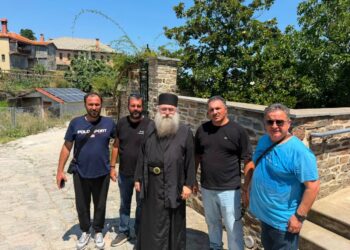 Ξεχωριστές συναντήσεις στο Άγιο Όρος για τον Θανάση Κασόλα– Επαφές με τους Ηγουμένους Εσφιγμένου και Βατοπαιδίου
