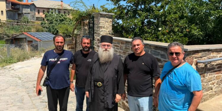 Ξεχωριστές συναντήσεις στο Άγιο Όρος για τον Θανάση Κασόλα– Επαφές με τους Ηγουμένους Εσφιγμένου και Βατοπαιδίου