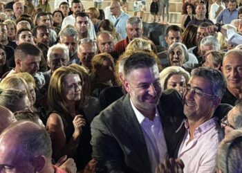 Πλήθος κόσμου στην ανοιχτή εκδήλωση του Θανάση Μαυρομμάτη στο Μεσολόγγι (ΦΩΤΟ – ΒΙΝΤΕΟ)