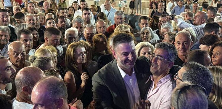 Πλήθος κόσμου στην ανοιχτή εκδήλωση του Θανάση Μαυρομμάτη στο Μεσολόγγι (ΦΩΤΟ – ΒΙΝΤΕΟ)