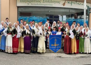 Έναρξη μαθημάτων κρητικών χορών στον Αγρίνιο.