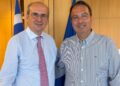 Θανάσης Παπαθανάσης: Συνάντηση εργασίας με τον Αντιπρόεδρο της Κυβέρνησης Κωστή Χατζηδάκη – Στο επίκεντρο η Αιτωλοακαρνανία και η στήριξη του πρωτογενούς τομέα