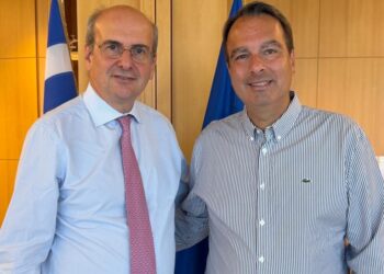 Θανάσης Παπαθανάσης: Συνάντηση εργασίας με τον Αντιπρόεδρο της Κυβέρνησης Κωστή Χατζηδάκη – Στο επίκεντρο η Αιτωλοακαρνανία και η στήριξη του πρωτογενούς τομέα