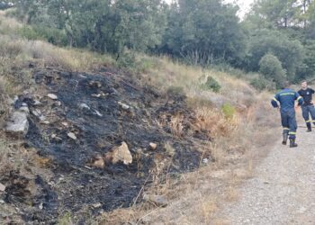 Δύο φορές φωτιά στο δασύλλιο του Αγίου Χριστοφόρου – Παρέμβαση του Δήμου Αγρινίου