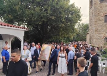 Στη Λυκούρισση Αγρινίου ο Μέγας Πανηγυρικός Εσπερινός – Παρουσία πλήθους πιστών και εκπροσώπων της αυτοδιοίκησης