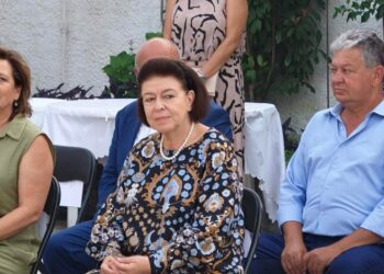 Στην Ι. Μ. του Αγίου Ιωάννη Προδρόμου στη Βομβοκού Ναυπακτίας η Λίνα Μενδώνη