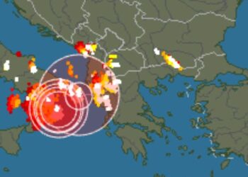 Αιτωλοακαρνανία: Έρχονται ισχυρές καταιγίδες – Στο επίκεντρο και Λευκάδα, Καρπενήσι