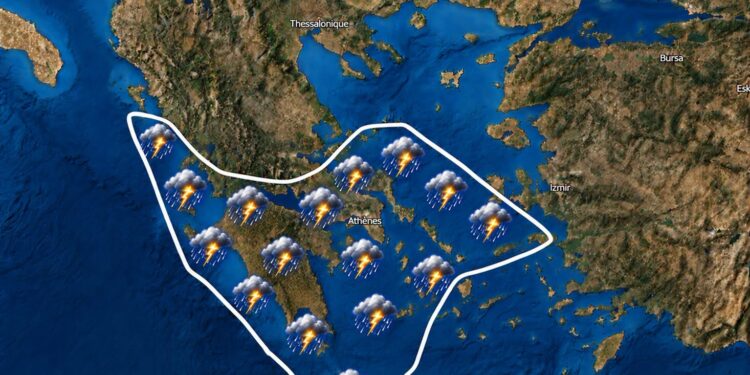 Έρχεται διήμερο με ισχυρές καταιγίδες και θυελλώδεις ανέμους – Στο επίκεντρο και η Δυτική Ελλάδα