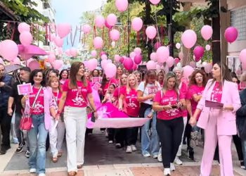 Pink the City Agrinio 2026: Το Αγρίνιο περπάτησε με δύναμη και ελπίδα κατά του καρκίνου του μαστού (βίντεο)