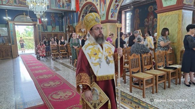 Επέτειος εις Επίσκοπον Χειροτονίας του Μητροπολίτου Αιτωλίας και Ακαρνανίας κ. Δαμασκηνού