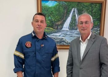 Θέρμο: Συνάντηση του Δημάρχου με τον νέο Διοικητή του Πυροσβεστικού Κλιμακίου