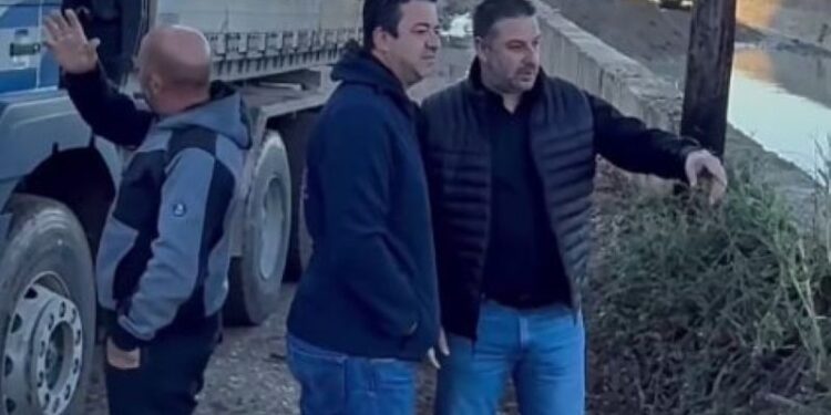 Αυτοψία Μαυρομμάτη σε μεγάλα αντιπλημμυρικά έργα που βρίσκονται σε εξέλιξη στον Δήμο Ακτίου Βόνιτσας