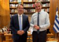 Συνάντηση του Θανάση Παπαθανάση με τον Πρωθυπουργό για τις προτεραιότητες της Αιτωλοακαρνανίας