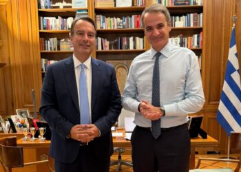 Συνάντηση του Θανάση Παπαθανάση με τον Πρωθυπουργό για τις προτεραιότητες της Αιτωλοακαρνανίας