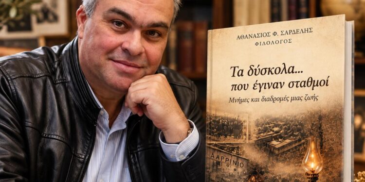 Αγρίνιο: Ο Αθανάσιος Σαρδέλης παρουσιάζει το νέο του βιβλίο «Τα δύσκολα… που έγιναν σταθμοί» – ΒΙΝΤΕΟ