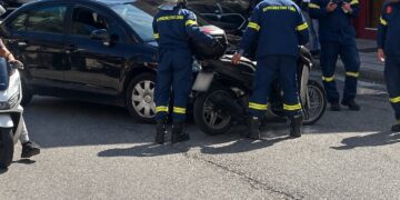 Αγρίνιο: Τροχαίο στην Εθνικής Αντιστάσεως – Τραυματίστηκε δικυκλιστής (ΦΩΤΟ)